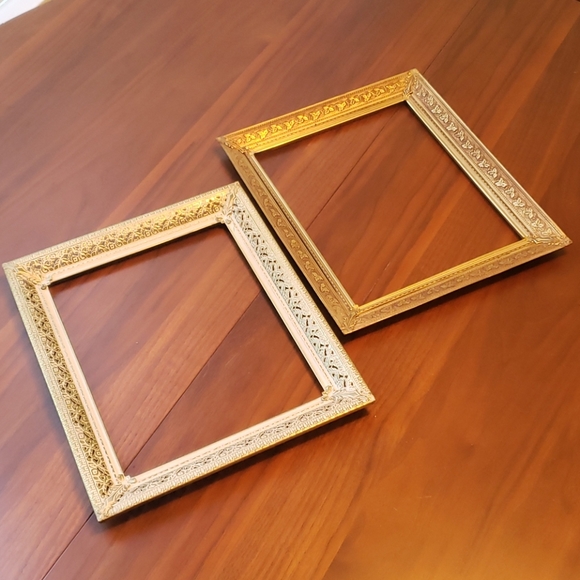Vintage Metal Frames - Set of 2 - Gallery Wall!